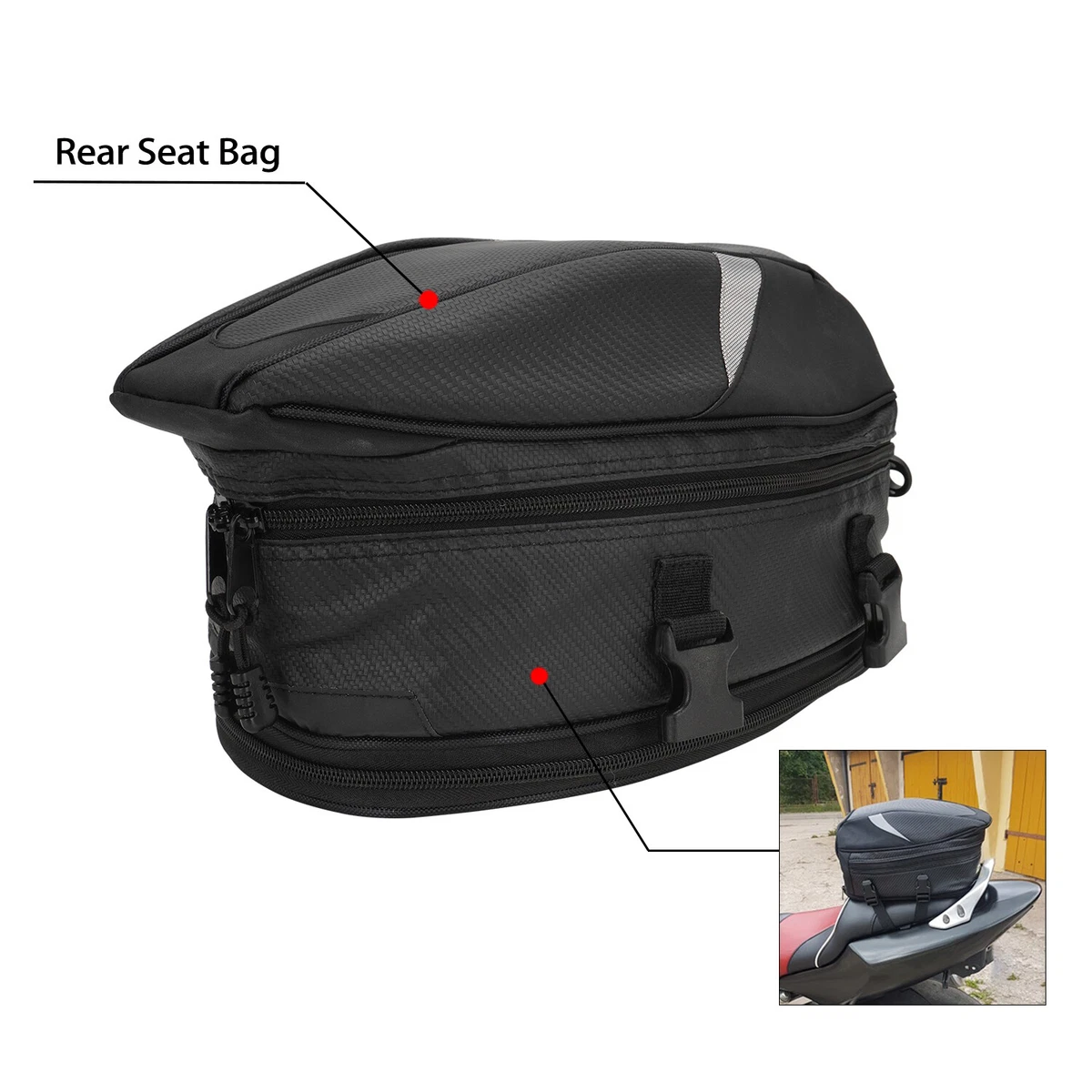 Top 176+ motorcycle back seat bag xkldase.edu.vn