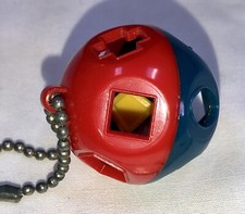 VINTAGE Tupperware Keychain Shape-O Ball Toy