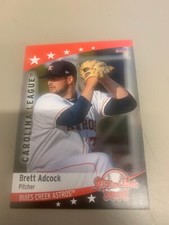 Brett Adcock Card 2018 Carolina League All Star Card Team Card