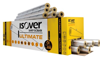 ISOVER U Protect Rohrschale alukaschiert -voller Karton-  ENEV 100 % Isolierung