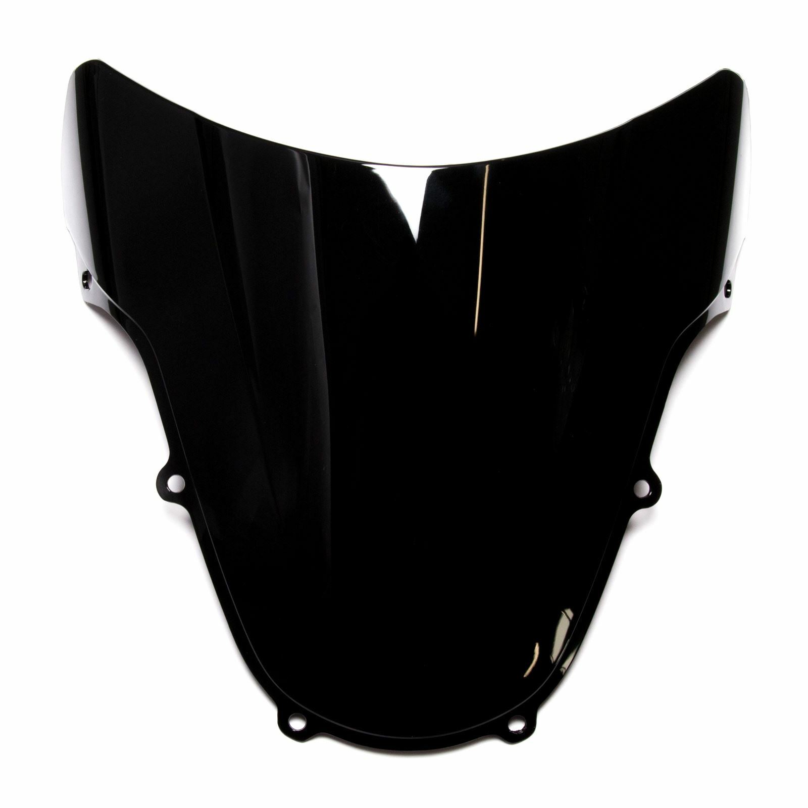 MPW Double Bubble Black Windshield Screen for Suzuki GSX-R 750 01-03
