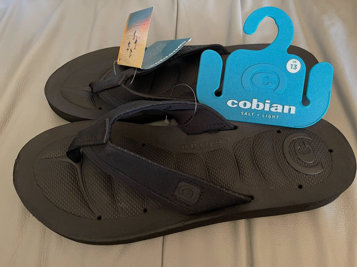 Cobian DRAINO Midnight Flip-Flops SPRING BREAK TIME (Men's 13)