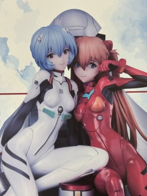 USED] Union Creative Neon Genesis Evangelion Rei & Asuka Twinmore