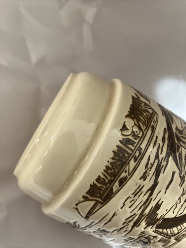 Vintage Made in Englad Ceramic Mug Lake River Design U237 - Picture 6 of 6