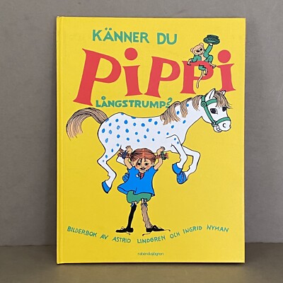 Känner du Pippi Långstrump? By Astrid Lindgren in Swedish ~ 1947