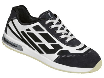 Sportlicher Sicherheitsschuh DAVE von Maxguard,  schwarz/weiß , Gr. 38
