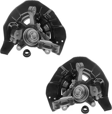 Pair Front Wheel Hub Bearings & Knuckles for Lexus RX330 RX350 RX400h Highlander