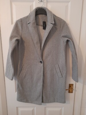 Dunnes Store Grey Women Overcoat Size S