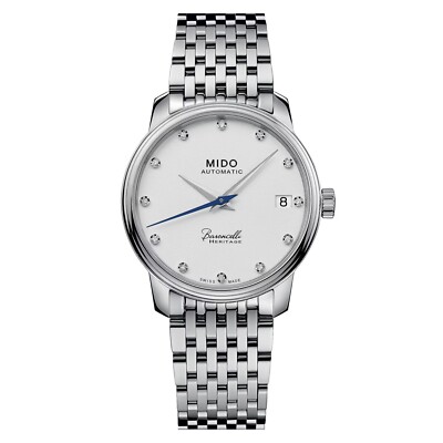 Mido Baroncelli Heritage SWISS Automatic Diamond Ladies Watch M0272071101600