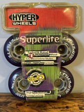 Hyper Wheels Superlite Inline skate Replacement Wheels Purple - NEW