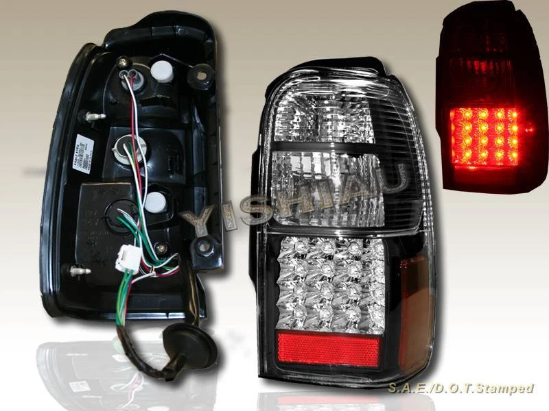 TOYOTA 4RUNNER 1996-2000 LUCES TRASERAS LED NEGRAS Foto 2 de 2