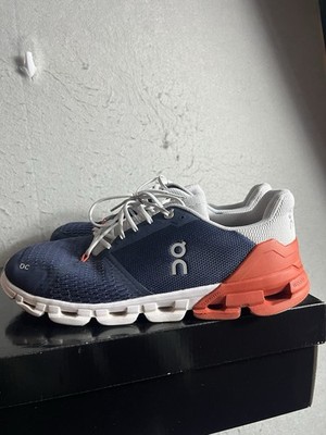 On Cloud Cloudflyer Men Sz 11 Midnight Rust Helion Cloudtec Running Trail Shoes