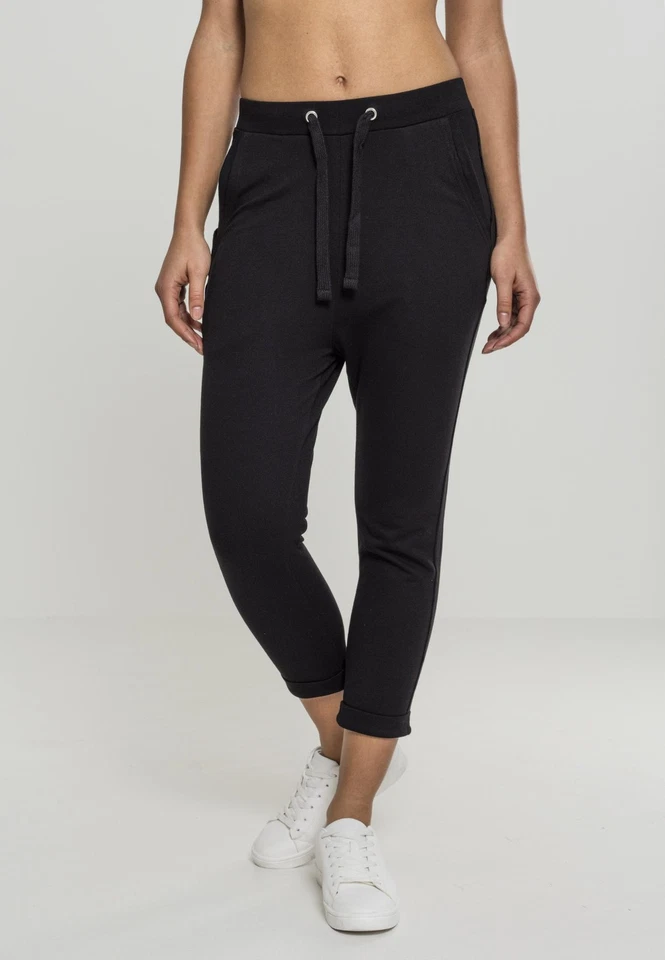 Ladies Open Edge Terry Turn Up Pants Damen Hose | Urban Classics | TB1962 - Bild 1 von 1
