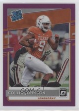 2020 Panini Chronicles Draft Picks Purple Prizm 50/99 Collin Johnson #13 u6m