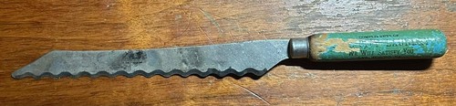 Early 1900's Antique Advertising Bread Knife City Laundry - Lynchburg, PA