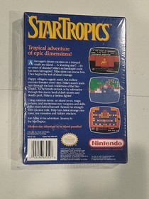 1991 NINTENDO NES STARTROPICS BRAND NEW FACTORY SEALED