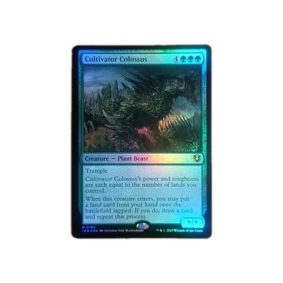 MTG Innistrad Crimson Vow Cultivator Colossus Foil 195/277 Magic the Gathering