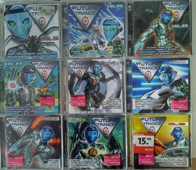 Future Trance CD Konvolut Sammlung, Techno, House, Trance Musik Scooter etc.
