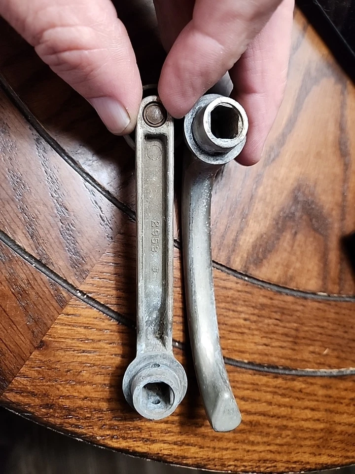 1941 1946 1947 Dodge Truck manivela ventana manivela fabricante de equipos originales juego de manijas de puerta vintage 2953 Foto 3 de 3