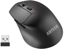 2.4G Wireless Mouse with Nano USB Receiver Ergonomic Right Hand Silent Clicki...