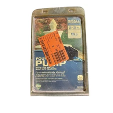 TOTALPOND 52299 170 GPH Black Quiet Submersible Low Water Shut-Off Fountain Pump