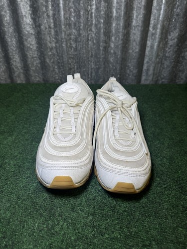 Scarpa da corsa Nike Air Max 97 bianca fondo gomma marrone chiaro uomo taglia 11 - Foto 7 di 15