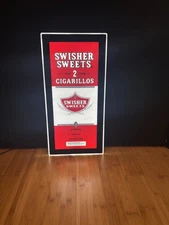 Swisher Sweets LED Lighted Advertising Sign – 21" Tall x 10" Wide – 2017 – RARE