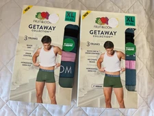 Fruit Of the Loom GETAWAY Collection Mens 6 Pair