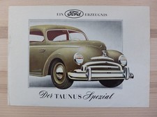 Folleto folleto FORD TAUNUS Spezial Buckeltaunus G73A.