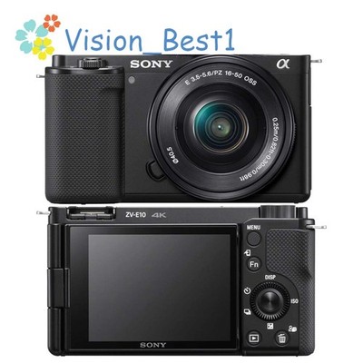Sony Alpha ZV-E10 Mirrorless Digital Camera with 16-50mm Lens 24.2MP Black