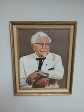 Vintage 70s 80s Colonel Sanders KFC Lobby Sto...