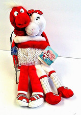 1988 Applause Love Turtles Plush Stuffed Animal Valentines Hugs with Bench Seat