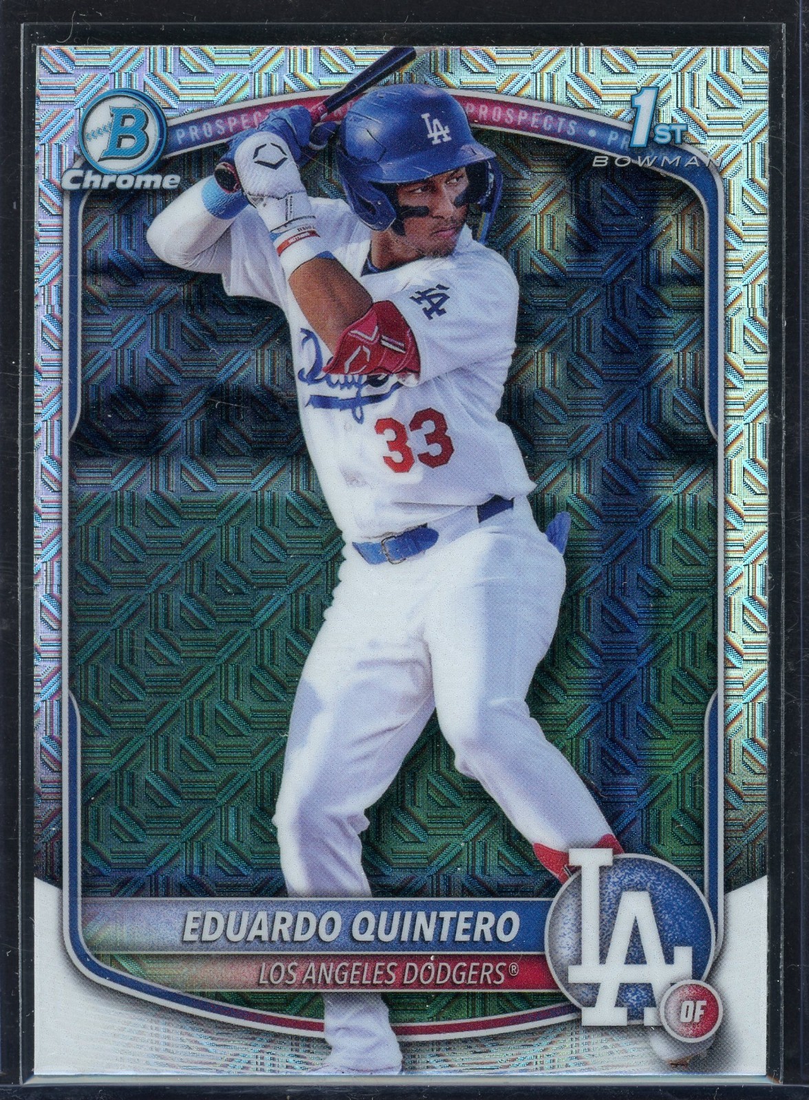 2025 Bowman - Chrome Prospects Eduardo Quintero #BCP-115 Mojo Refractor (RC)