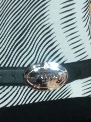 Prada Cromatique Leder Gürtel Belt  Unisex / Men