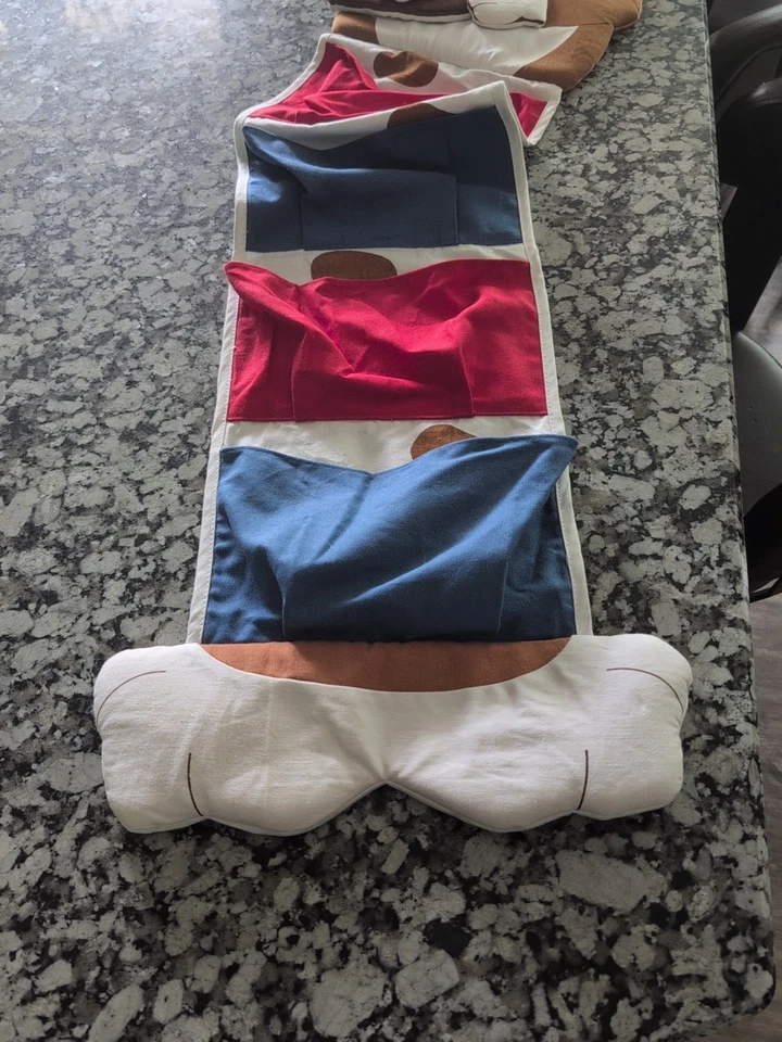 Organizador de bolsillos para colgar en la pared vintage para niños habitación deportiva colgante en la pared  Foto 4 de 4