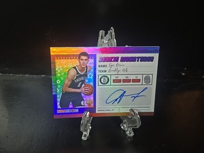 Egor Demin 2025-26 Topps NBA Hoops Rookie Signatures Auto Nets