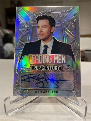 2021 Leaf Pop Century BEN AFFLECK Leading Men Silver Prizm Auto #27/30 SSP Rab18