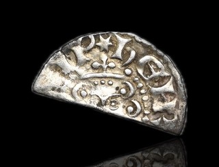 ENGLAND. Henry III. 1216 1272. Silver Penny Cut for change as a Halfpenny