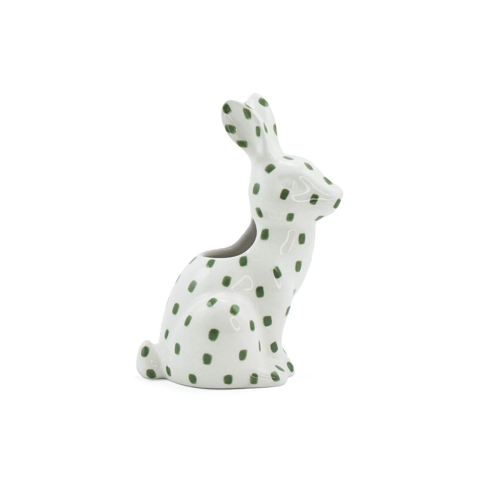 NEW Vase Ceramic Shaped (13cm) - Woodland Folk (Hare)