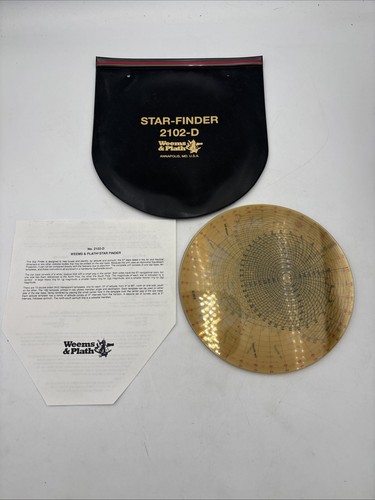 Star Finder 2102-D Weems & Plath With Pouch & instructions