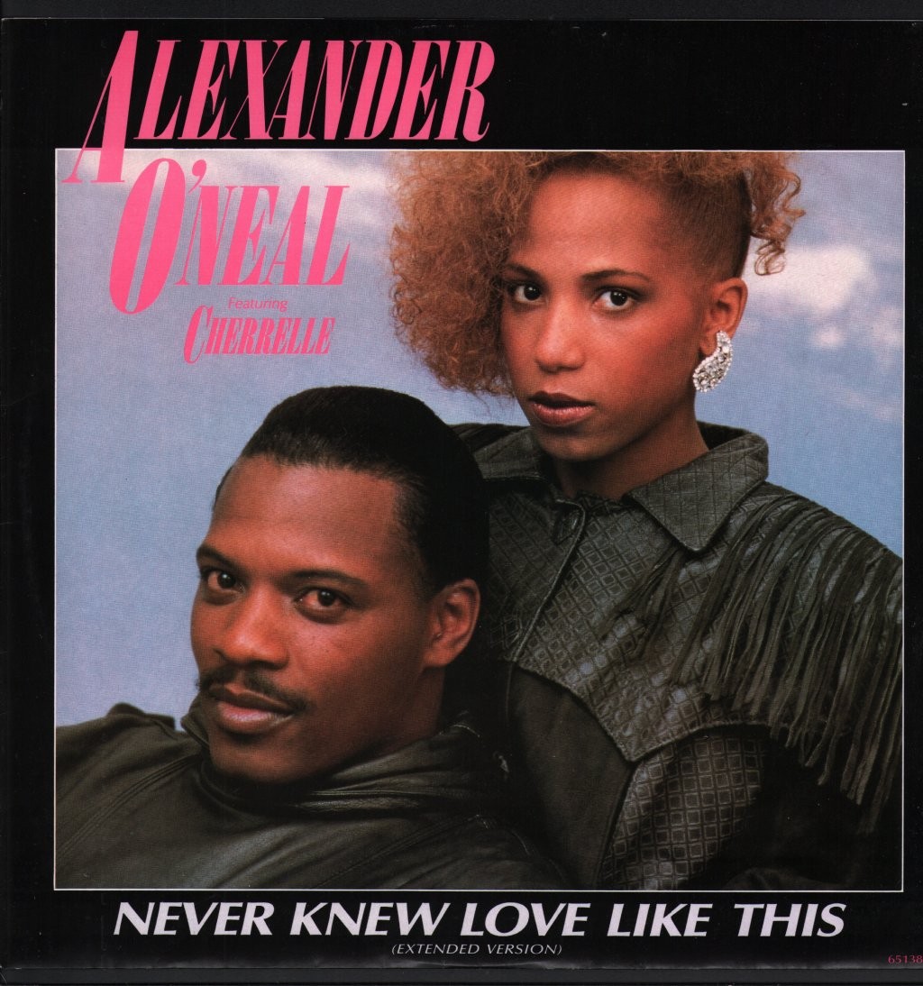 Alexander O'neal Featuring Cherrelle Never Knew Love Like This 12"" vinyl UK Tabu