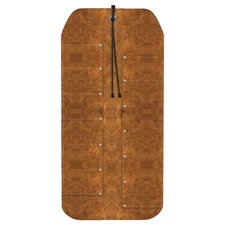 UJ Ramelson 12 Pocket Suede Leather Tool Roll Up Holder Organizer Bag Pouch f...