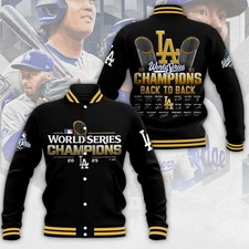 Dodgers 2025 World Series Champions 3D Varsity Jacket, S-5XL, Gift for fan