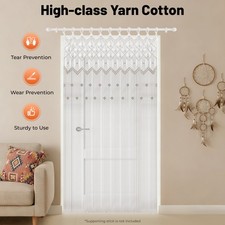 Large Macrame Wall Hanging Hand Woven Tapestry Boho Chic Art Bohemian Home Decor