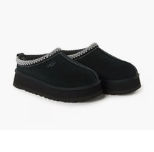 UGG Tazz II Black Slipper mit Plateau / Schwarz / Größe/Size 38