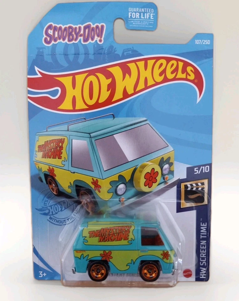 Scooby Doo Hot Wheels Mystery Machine Van & Vintage Book Combo Lot Hanna Barbera - Image 3 of 4