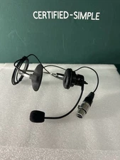 NE-11 Super Light Single-Ear Intercom Headset. USED - UNTESTED