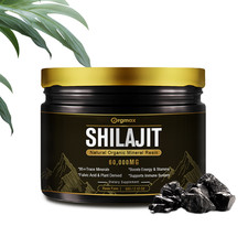 Pure Himalayan Shilajit Resin, Organic, Extremely Potent, Fulvic Acid 60G