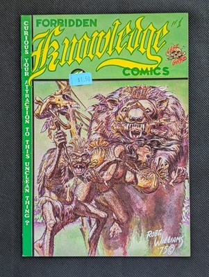 Forbidden Knowledge #1 (1975) Underground Comix  Bizarre True Stories of History
