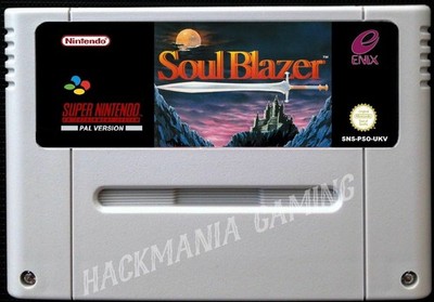 SOUL BLAZER Deutsch German Pal SNES Super Nintendo Chrono Trigger earth...